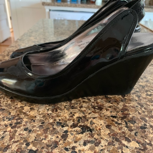 Calvin Klein Black Wedges - Picture 3 of 4